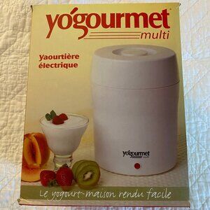 Yogourmet Multi Electric Yogurt Maker - Model T 2qt - TESTED
